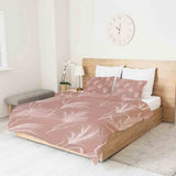 Original therapy blanket - cotton cover old pink with pampas grass