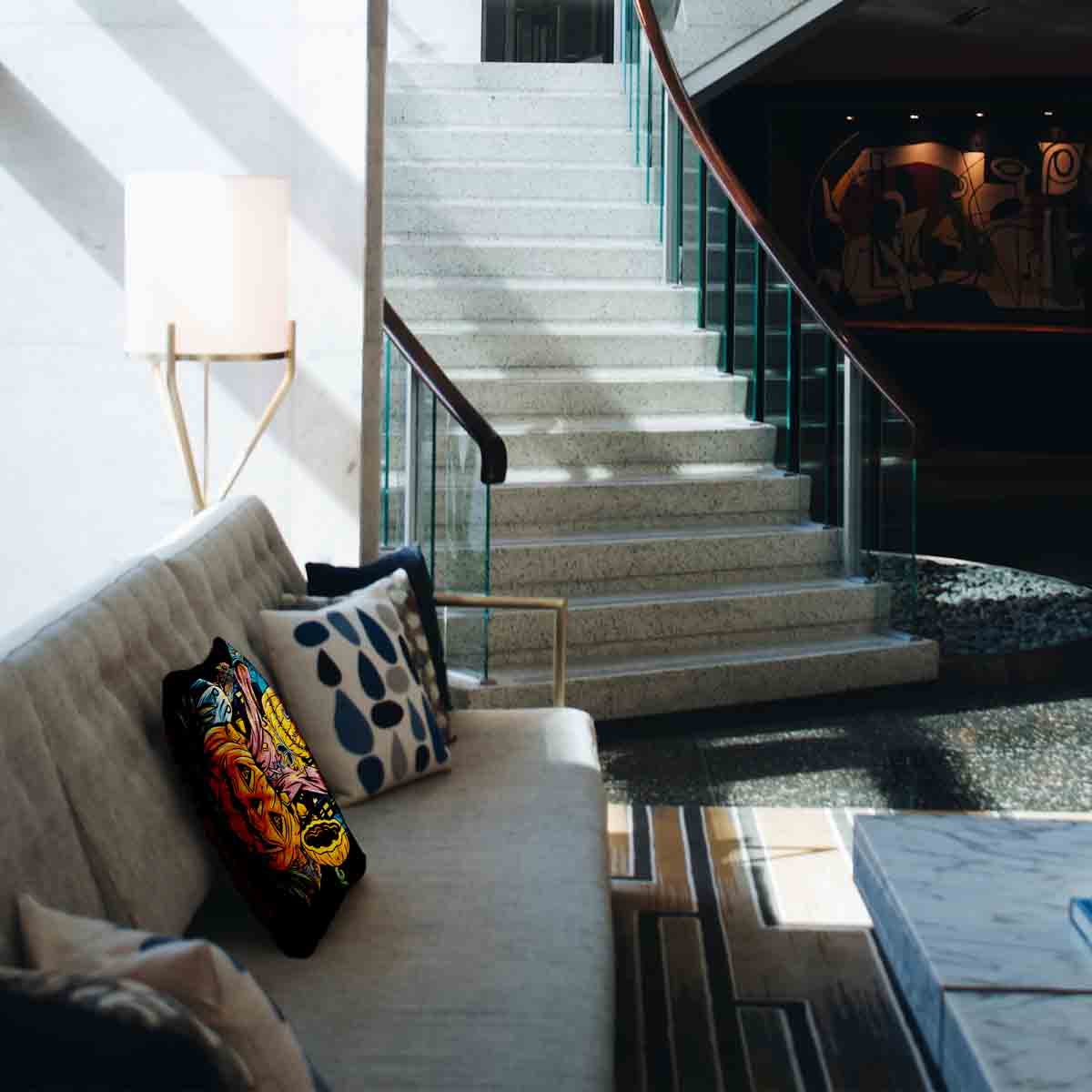 Gezondheidskussen Halloween Pompoen