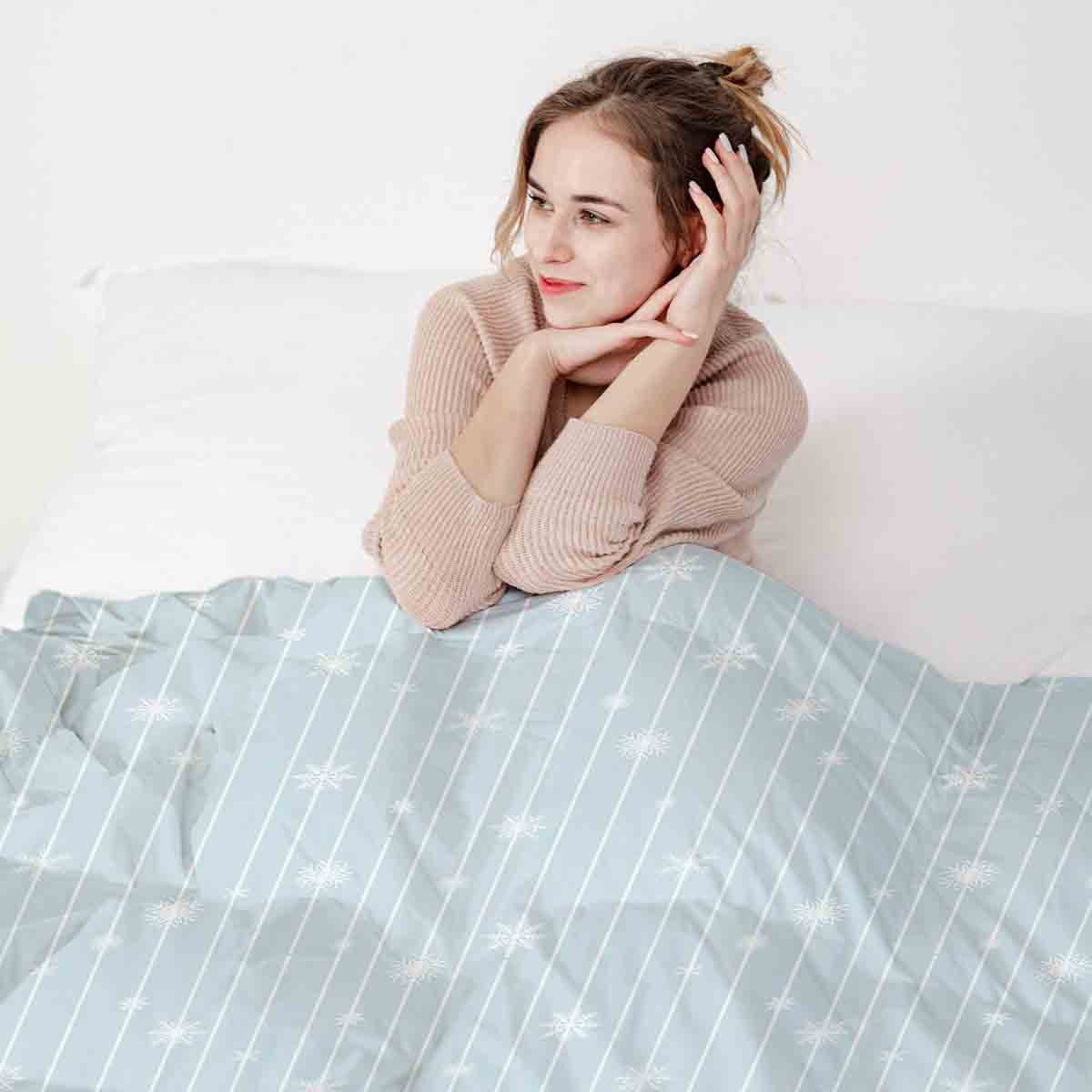 Therapy blankets bedding set Elsa stars