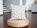 Health pillow white with dogs