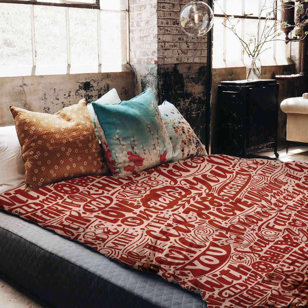 Set de ropa de cama con manta terapéutica Be Mine