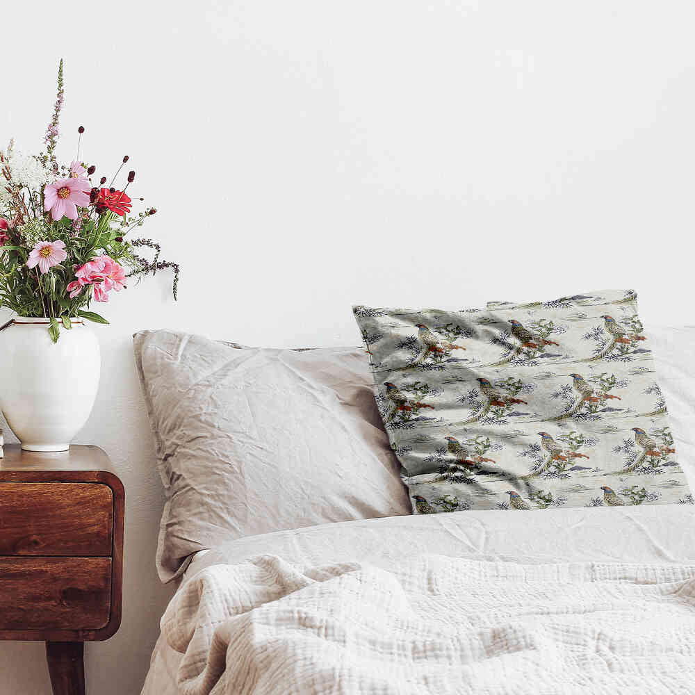 Cuscino salute uccello del paradiso