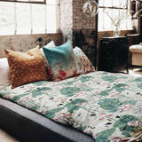 Original therapy blanket - cotton cover water lily