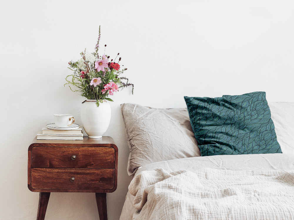 Health pillow mesh green