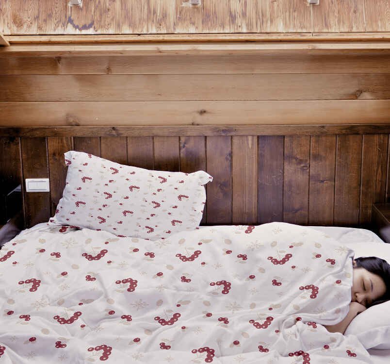 Coperta terapeutica originale - Rivestimento in cotone con arbusto di bacche
