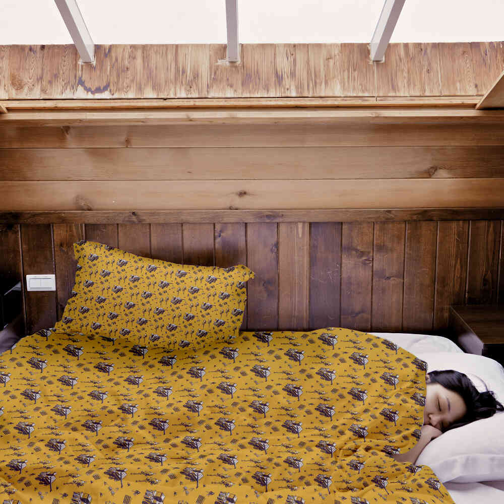 Therapy blankets bedding set harvest