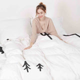 Set di biancheria da letto con coperta terapeutica Foresta in Canada