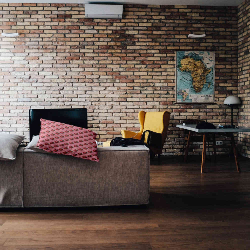 Health pillow pink with strawberries