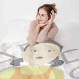 Therapy blankets bedding set red light, green light