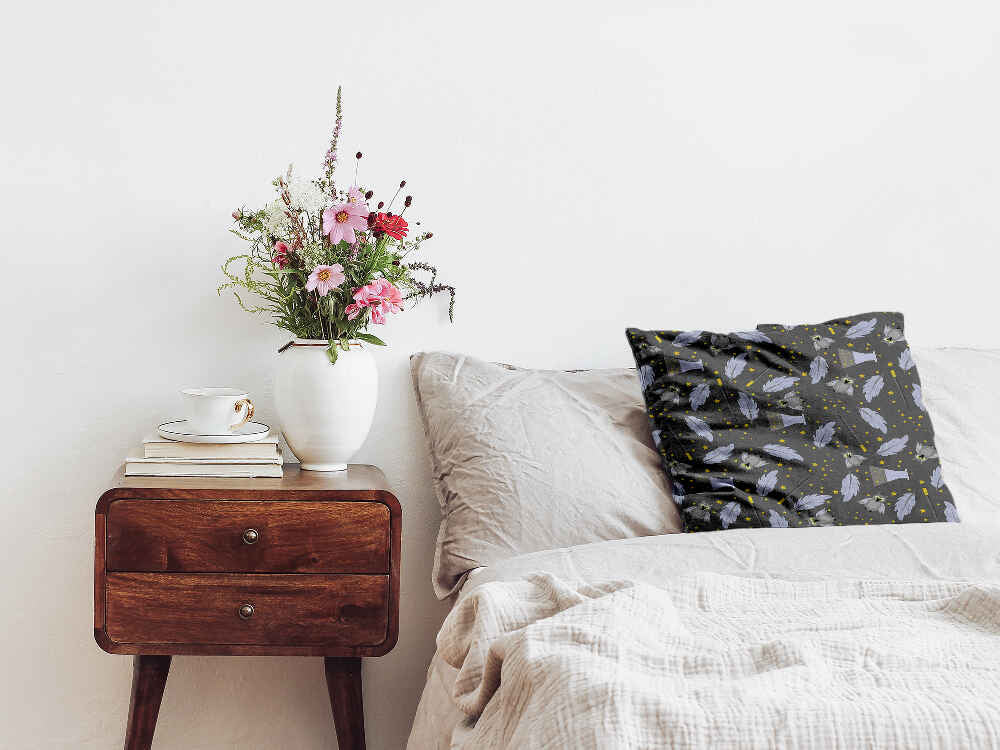 Cuscino sanitario nero bacchetta magica