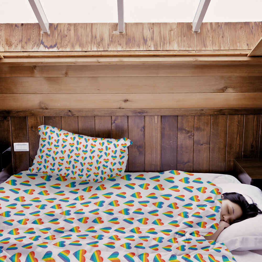 Therapy blankets bedding set LOVE IS LOVE