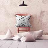 Health pillow with black cars