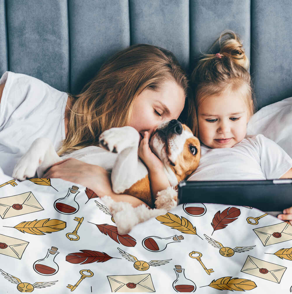 Set de ropa de cama con manta terapéutica Golden Snitch