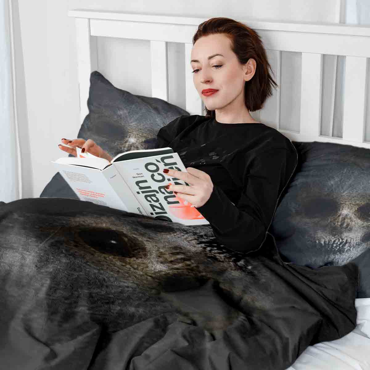 Therapiedekens Beddengoed Set Zwart Griezel