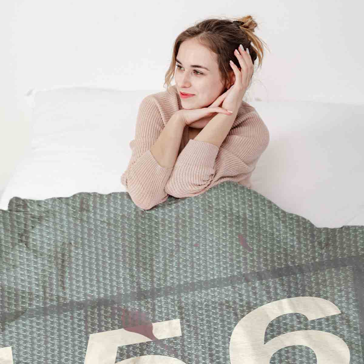 Therapy blankets bedding set green 456