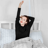 Original therapy blanket - cotton cover white with many gray dots