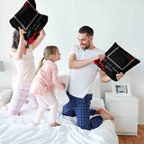 Health Pillow Black Let's Play