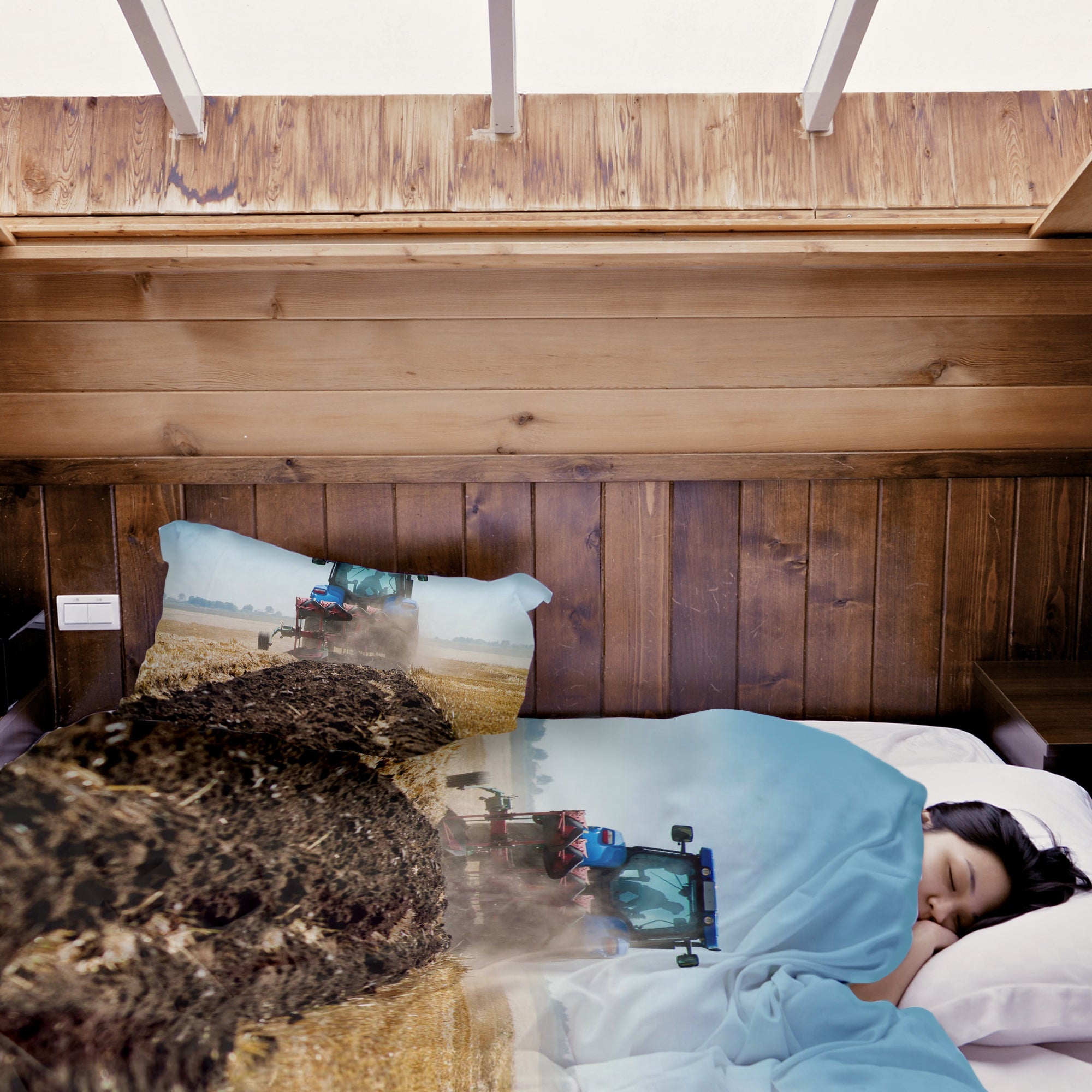 Juego de ropa de cama con manta terapéutica Ackerbau