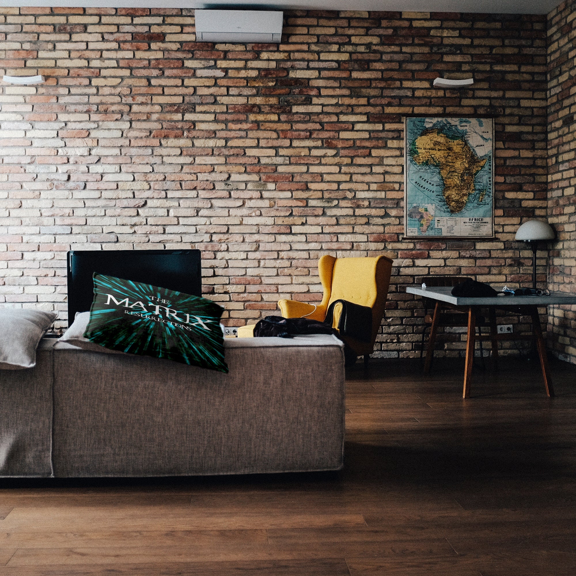 Cuscino per la salute con scritta The Matrix