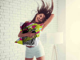 Health Pillow Skull Colorful