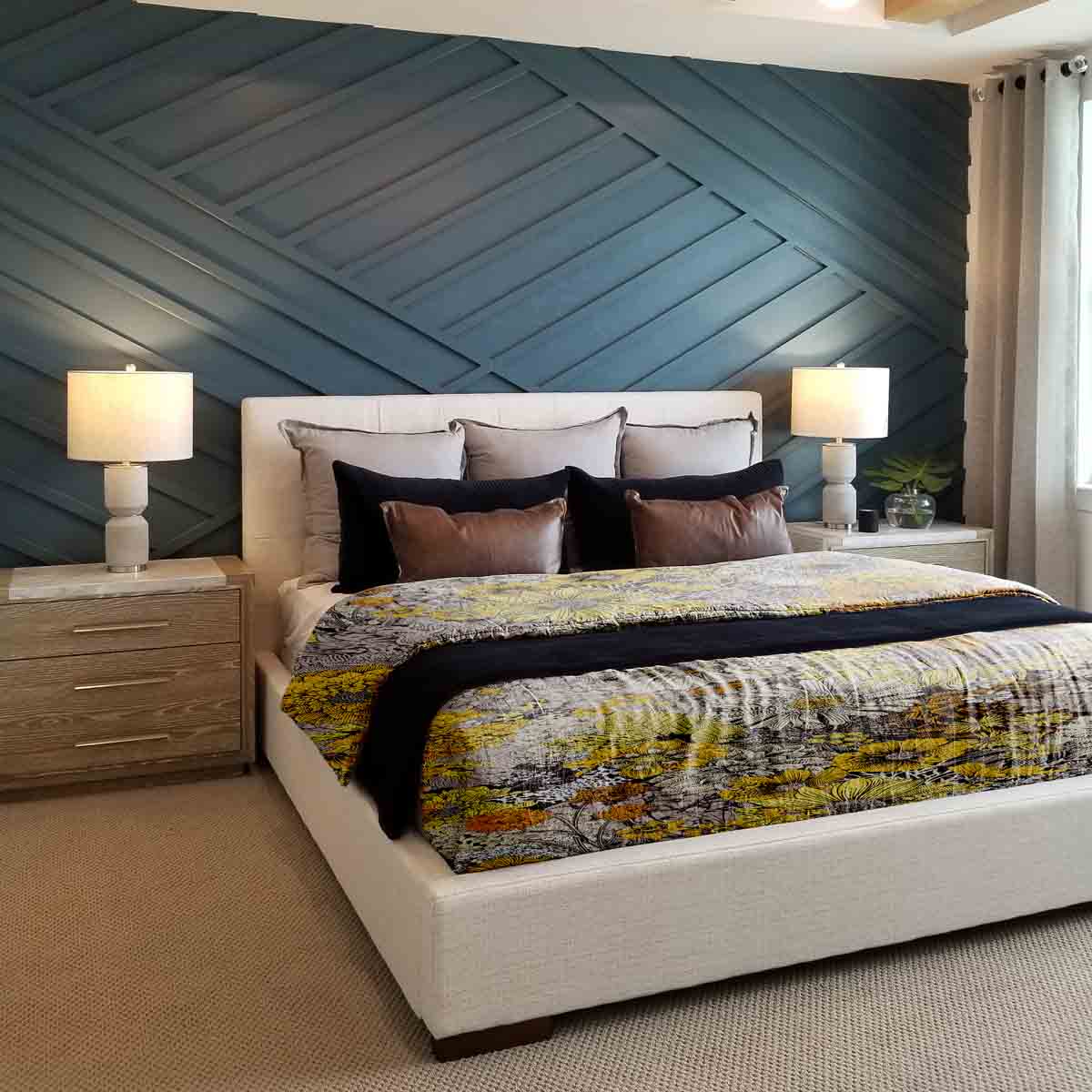 Set di biancheria da letto con coperte terapeutiche fiori gialli