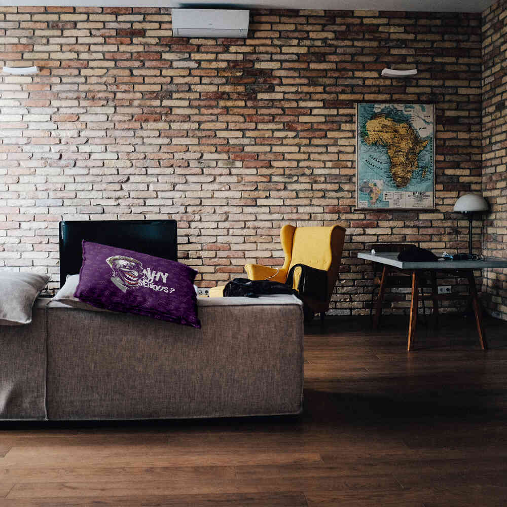 Cuscino salute viola Why So Serious?