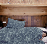 Coperta terapeutica originale - Rivestimento in cotone Onde nel mare