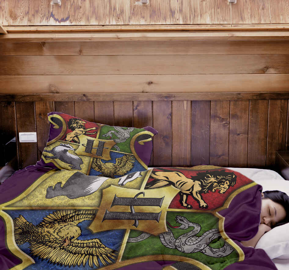 Coperta terapeutica originale - Rivestimento in cotone Case di Hogwarts