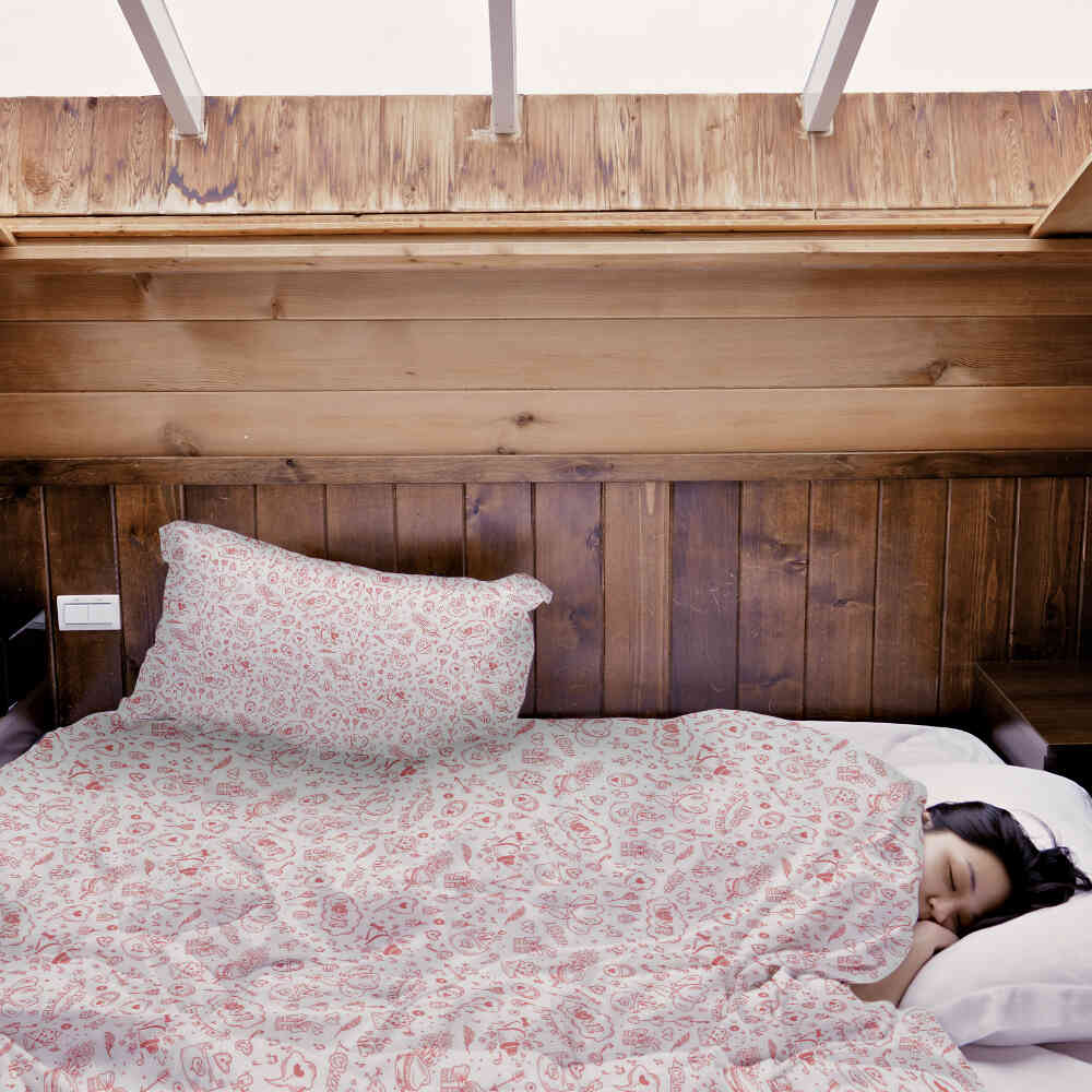 Set di biancheria da letto con coperta terapeutica Be my Valentine