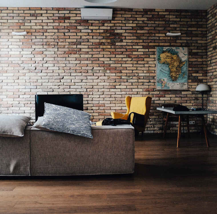 Almohada de salud patrón ondulado azul