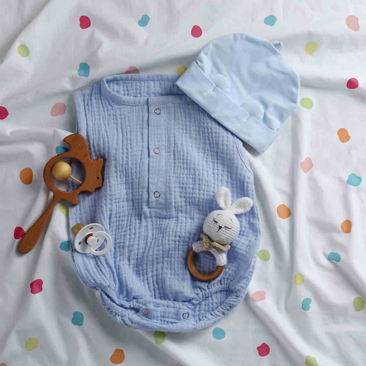 Therapiedekens Beddengoed Set Punten Kleurrijk