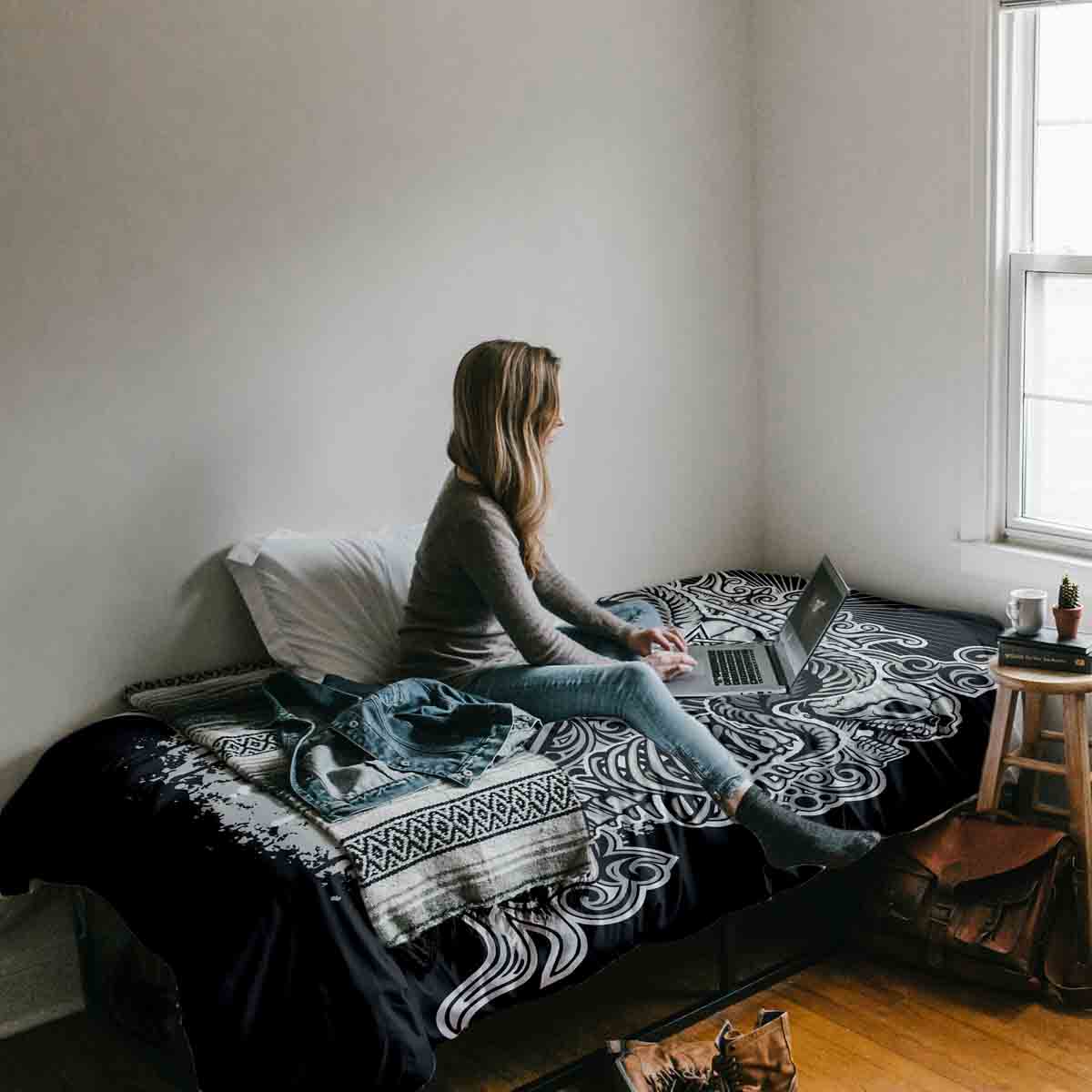 Therapiedekens Beddengoed Set Zwart Oog 2