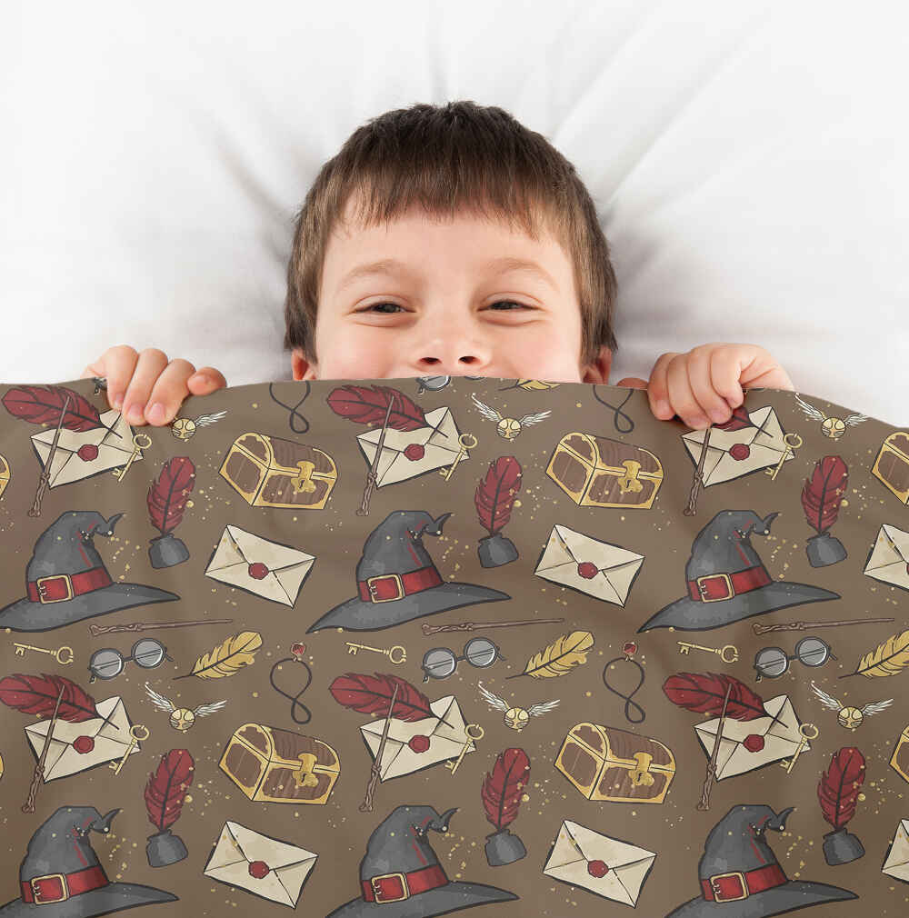 Therapy blankets bedding set talking hat