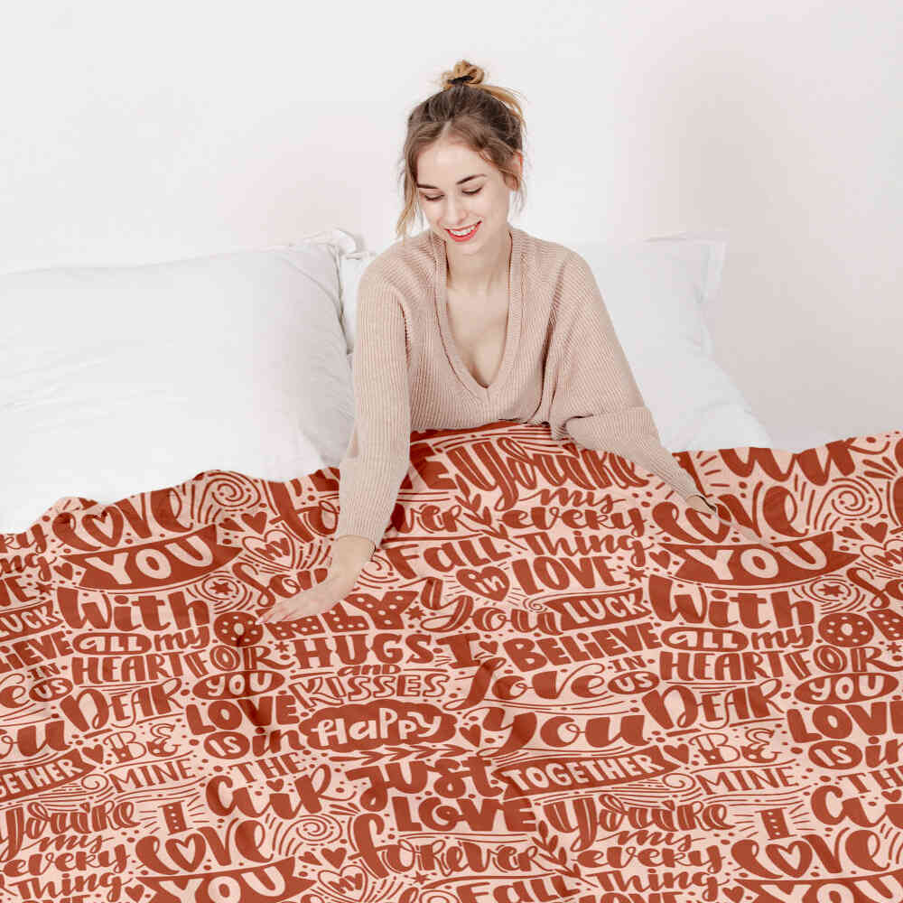 Set de ropa de cama con manta terapéutica Be Mine