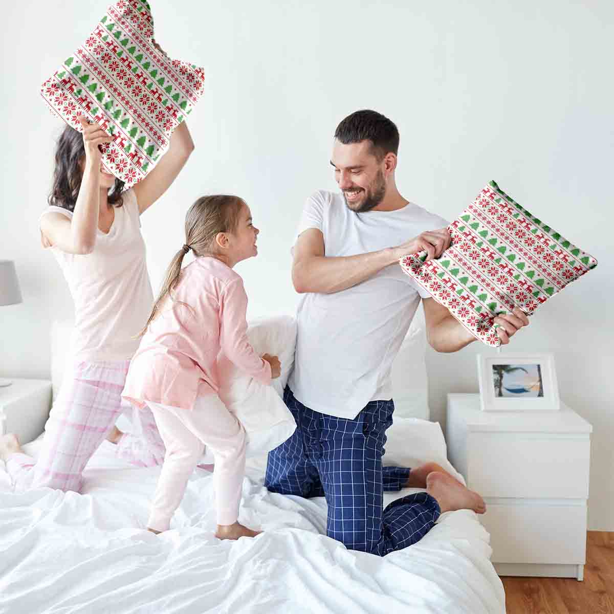 Cuscino salute Natale in Norvegia