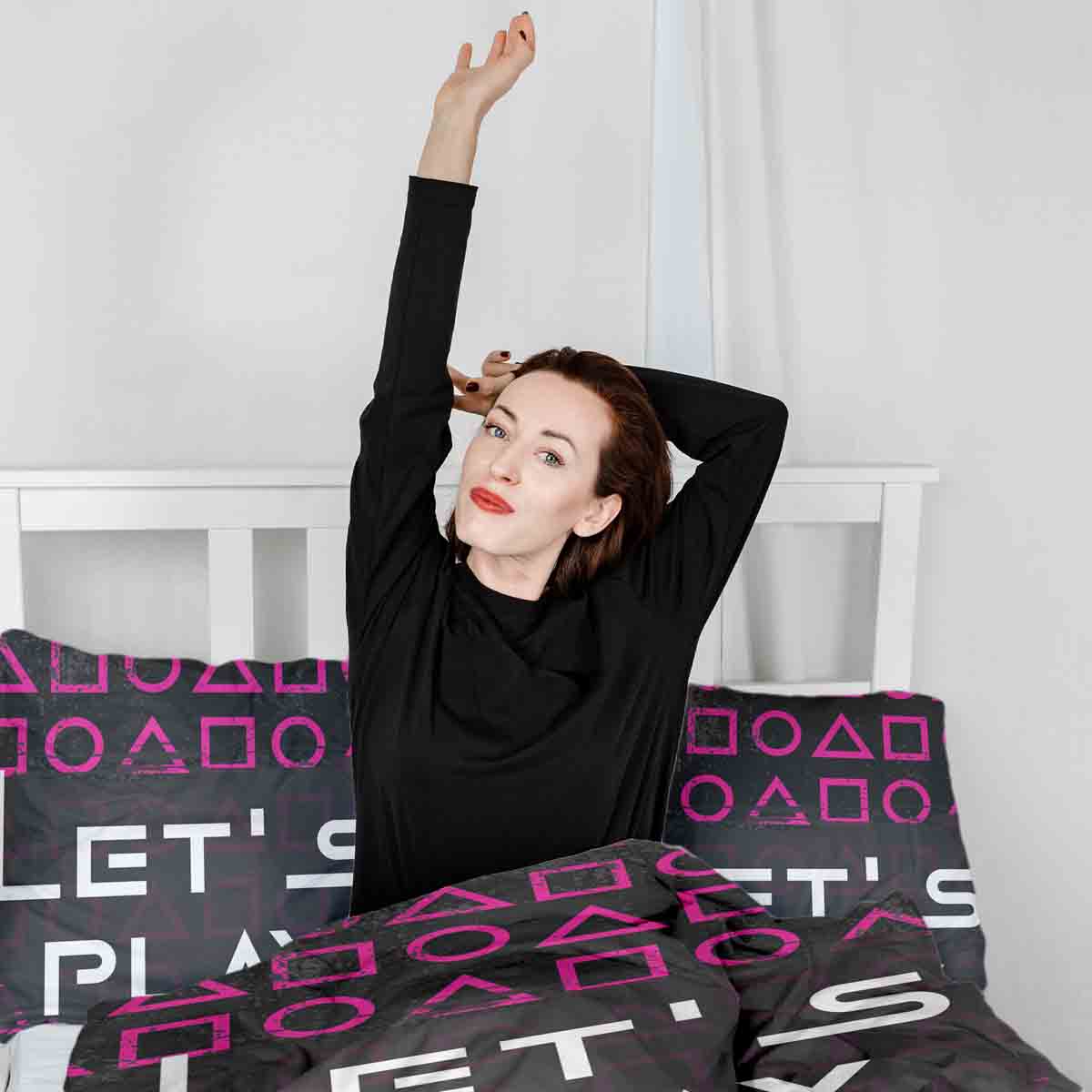 Therapy blankets bedding set Let's Play