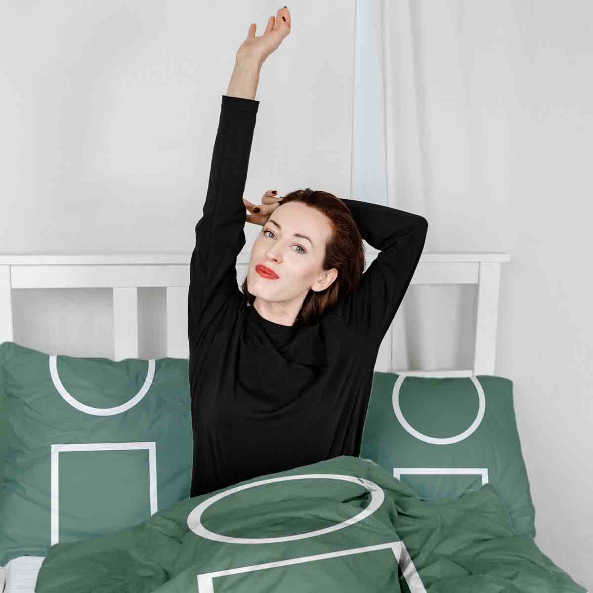 Therapy blankets bedding set Dalgona shapes