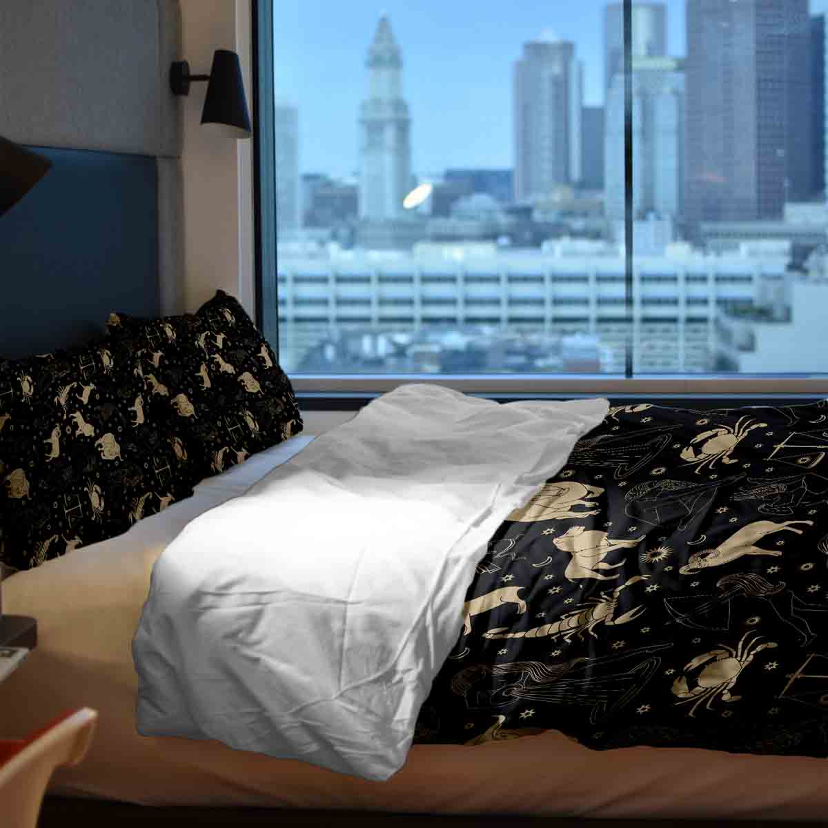 Therapiedekens Beddengoed Set Zwart Sterrenbeelden