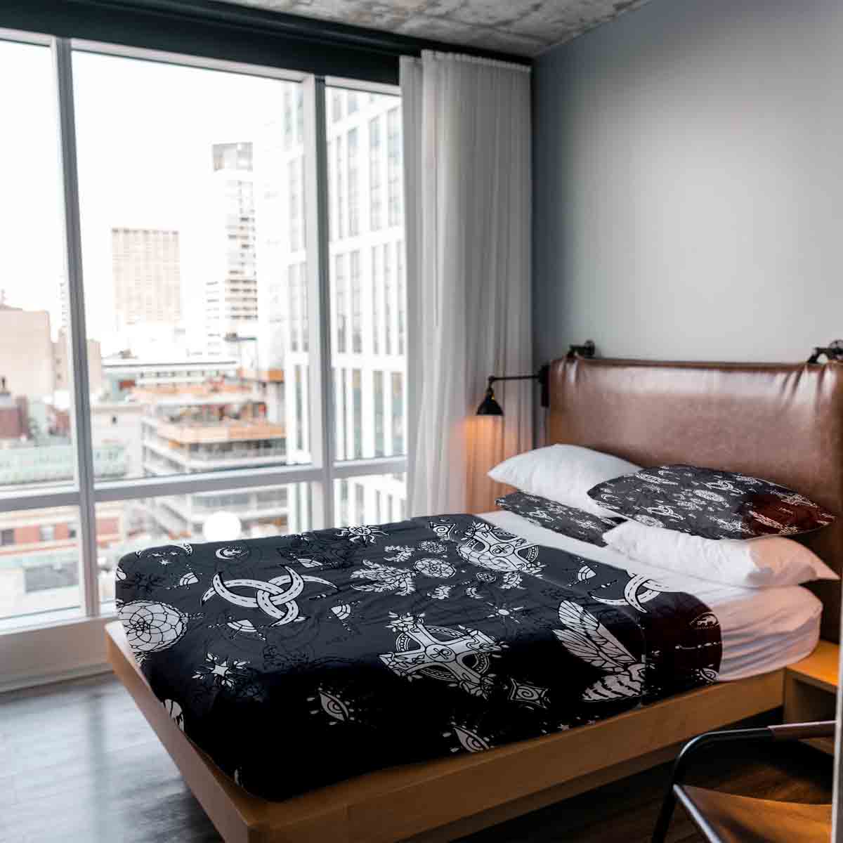 Therapy blankets bedding set creepy dragonfly