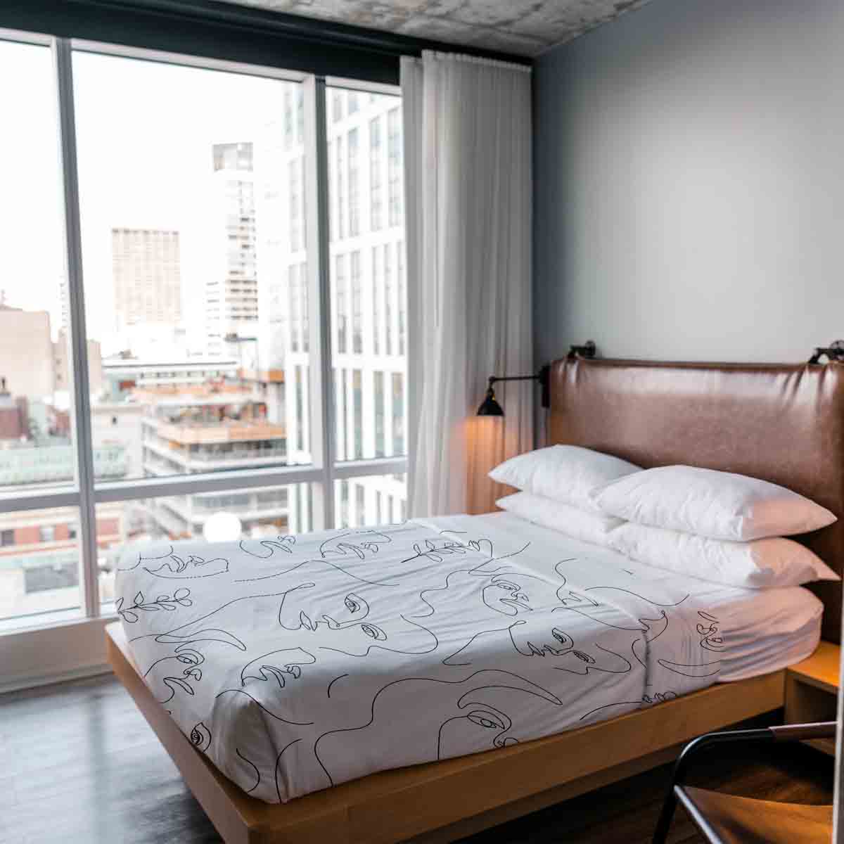 Theapiedecken Bedding Set Woman's Face Boho