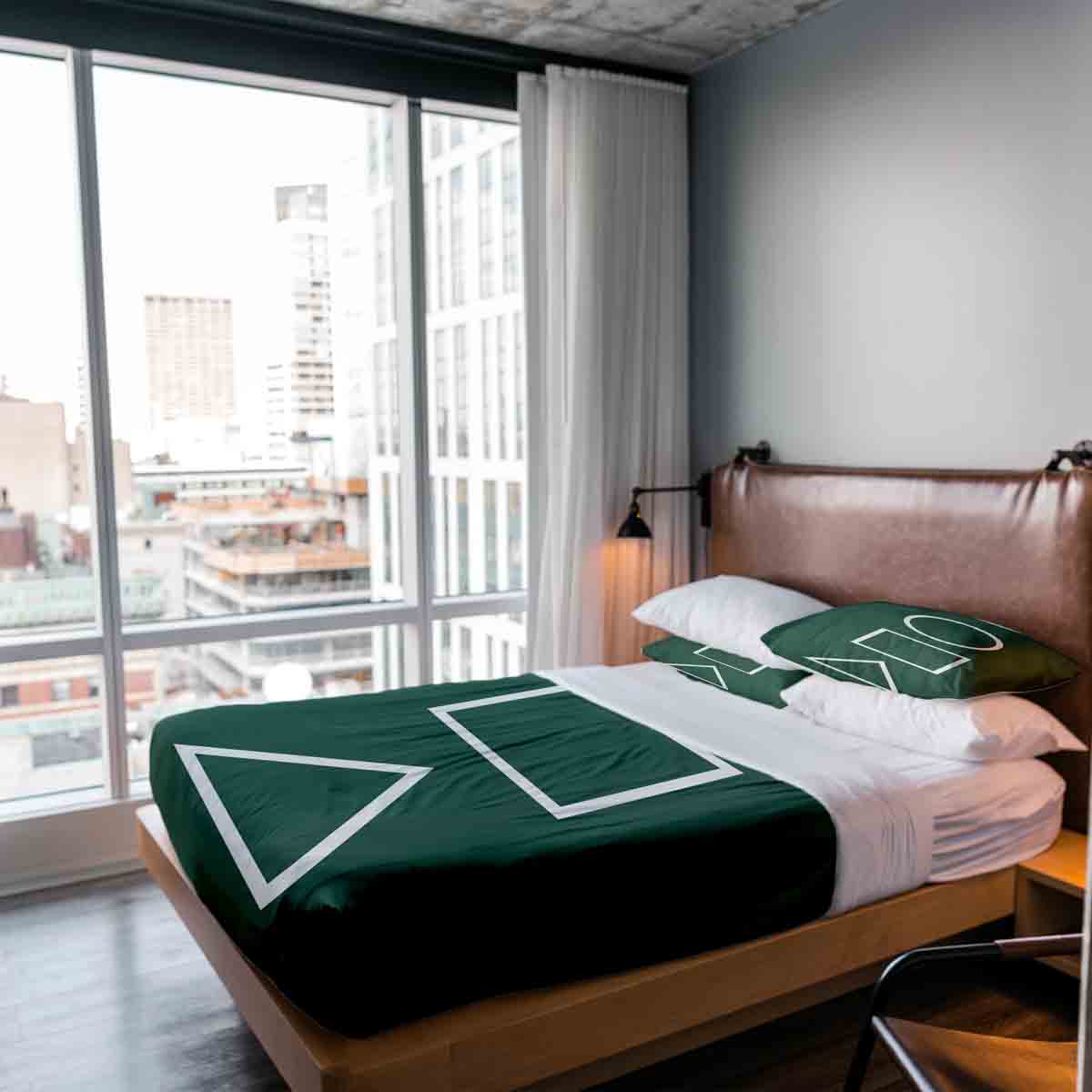 Therapy blankets bedding set Dalgona shapes