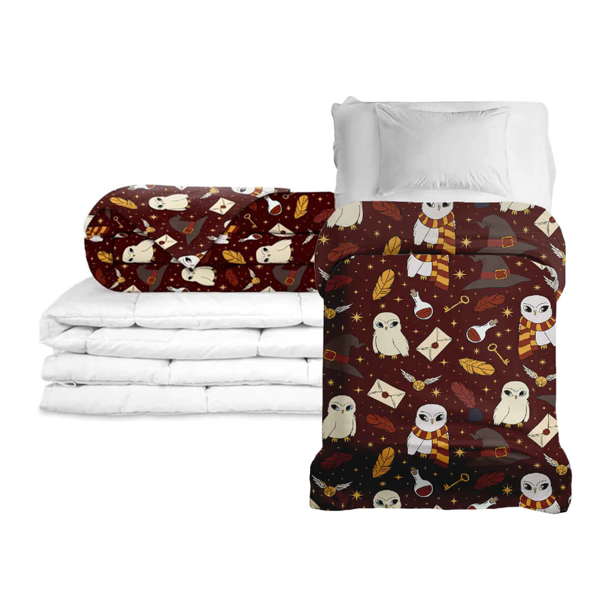 Original therapy blanket - magic Hedwig weighted blanket with cotton cover for children & adults