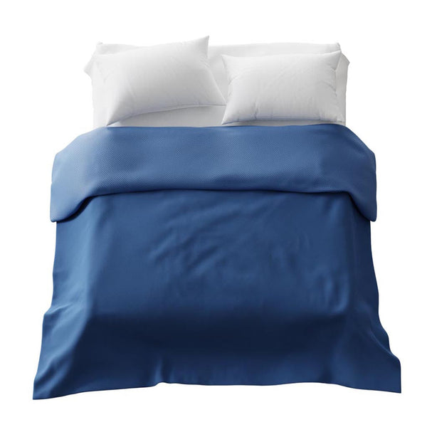 Therapiedekens katoenen hoes in blauw