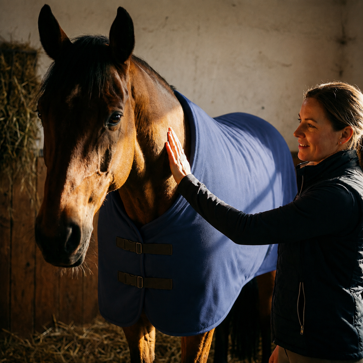 Couverture thérapeutique pour chevaux | Couverture lestée 11 kg, apaisante