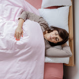 Original Therapy Blanket - Weighted Blanket with Cotton Cover in Pink for Adults