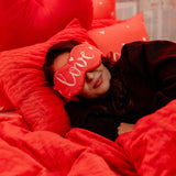 Weighted sleep mask