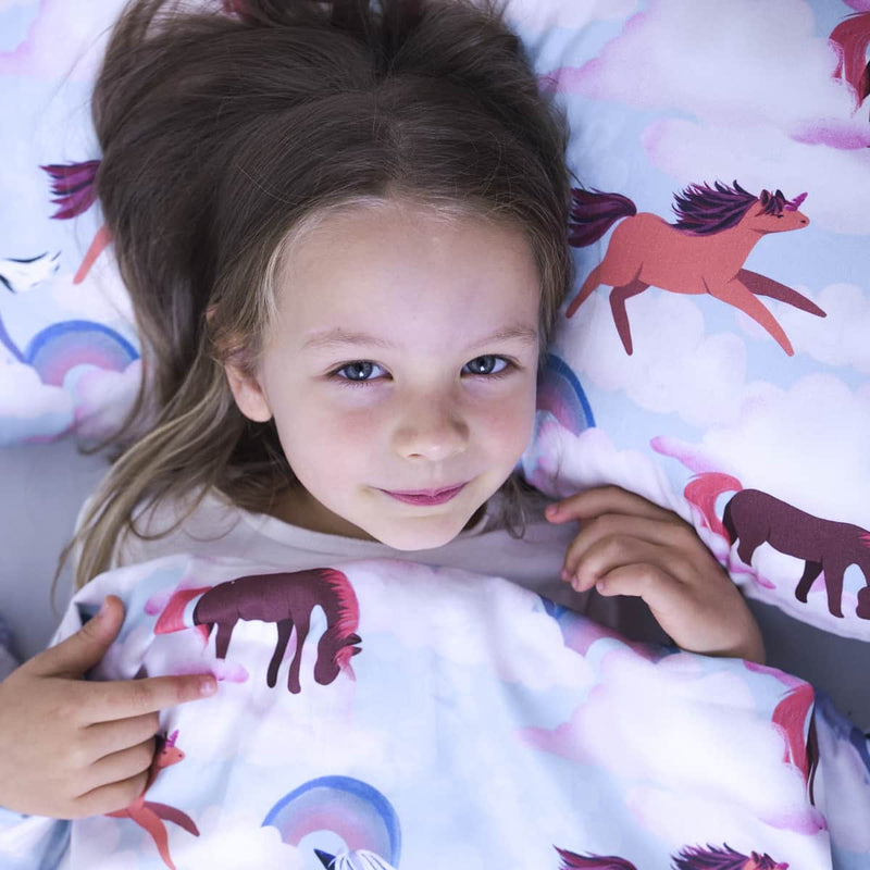 Cuscino sanitario con motivo cavalli per bambini