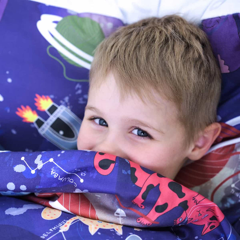 Cuscino sanitario con motivo spaziale per bambini