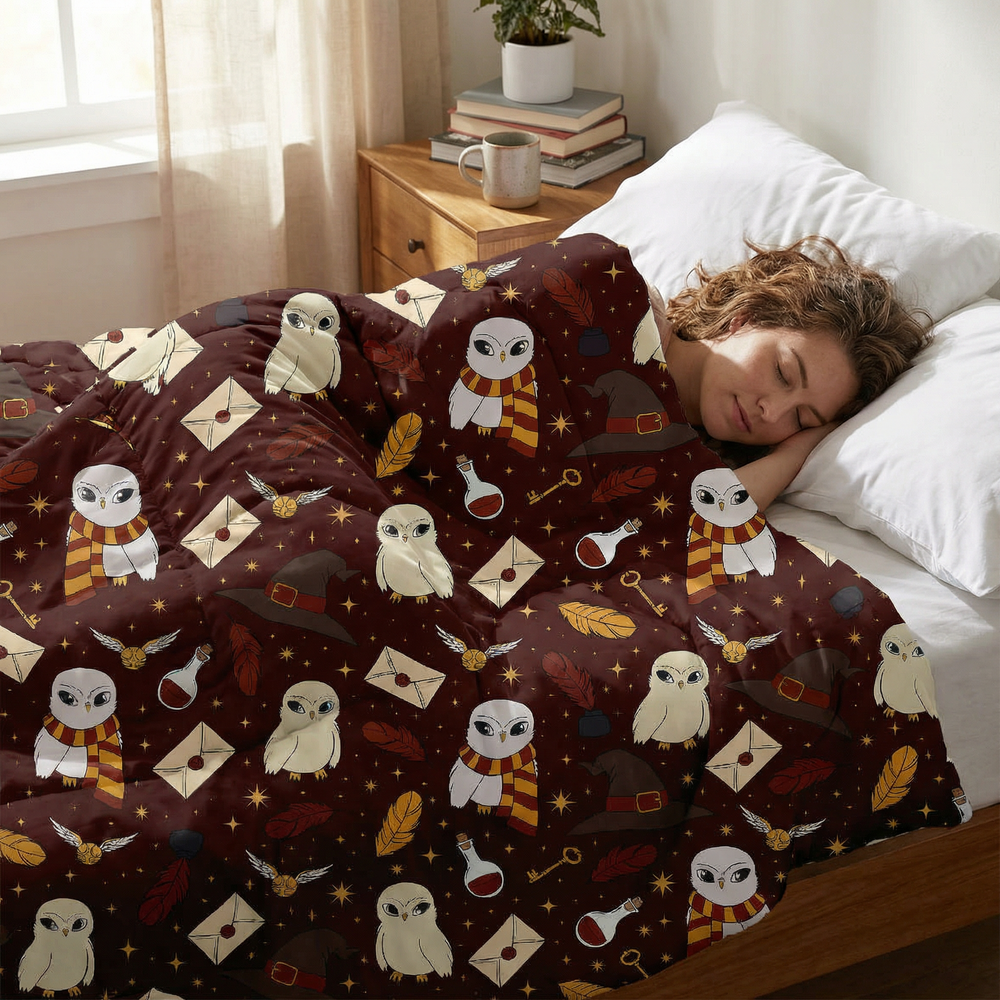 Manta terapéutica original - Manta de peso Zauberei Hedwig con funda de algodón para niños y adultos