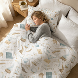 Manta terapéutica original - Manta de peso con funda de algodón para niños y adultos